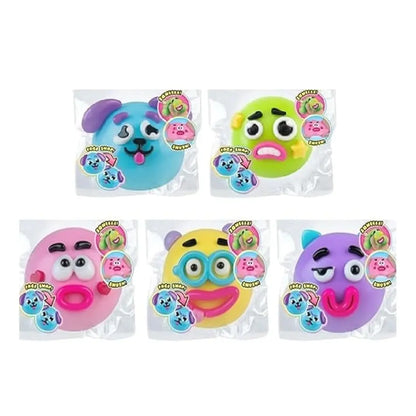 Smushers Squishy Cutie Toy - Fun Dog Face Swap, Soft Moldable Sensory Stress Relief, Portable Maltose Material for Anxiety and Decompression Party Favors