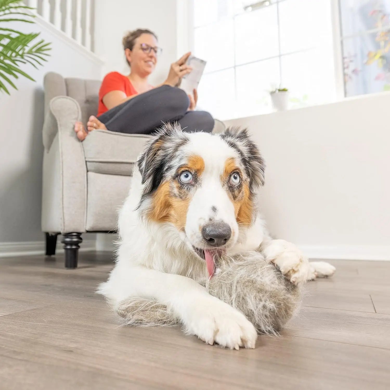 Interactive Plush Dog Toy with Wiggle, Vibration, and Bark Features for Engaging Playtime
