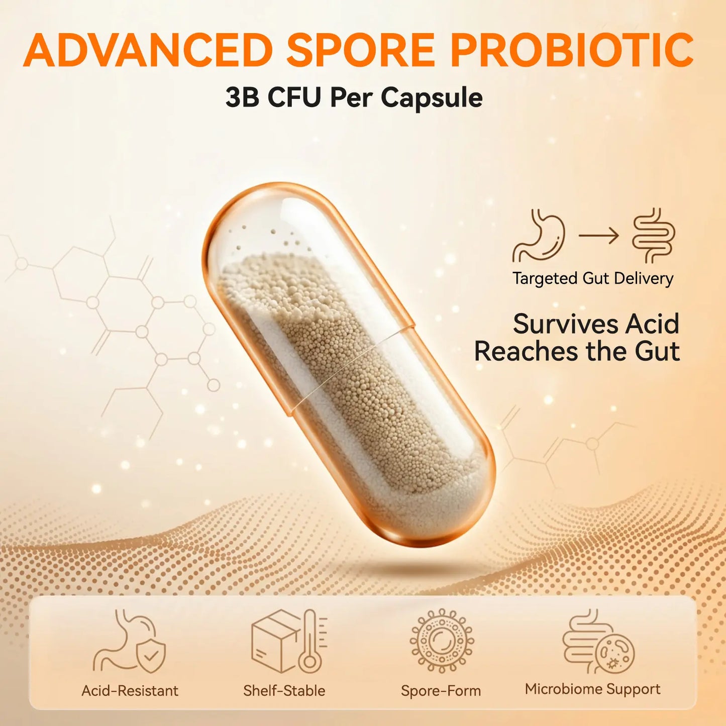 Puainta Probiotics for Dogs and Cats: 8 Billion CFU Digestive and Immune Support - Multi-Strain Spore-Forming Formula with Prebiotics for Gut Health, Sensitive Stomachs, and Skin Wellness