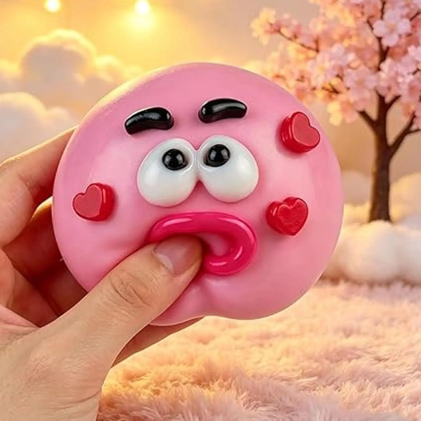Smushers Squishy Cutie Toy - Fun Dog Face Swap, Soft Moldable Sensory Stress Relief, Portable Maltose Material for Anxiety and Decompression Party Favors