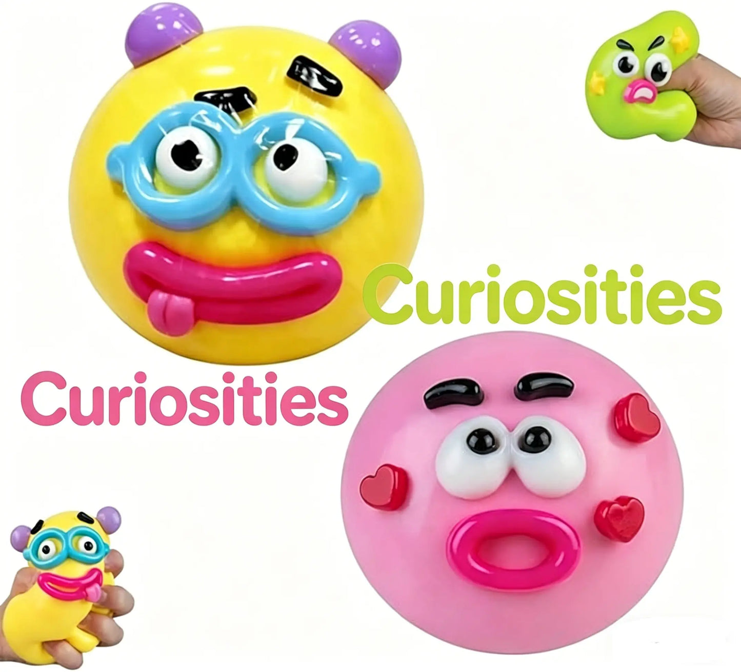 Smushers Squishy Cutie Toy - Fun Dog Face Swap, Soft Moldable Sensory Stress Relief, Portable Maltose Material for Anxiety and Decompression Party Favors
